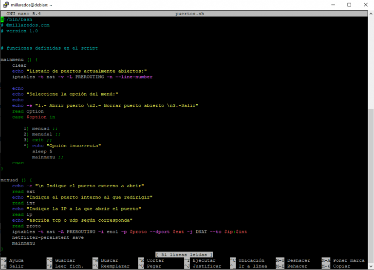 script