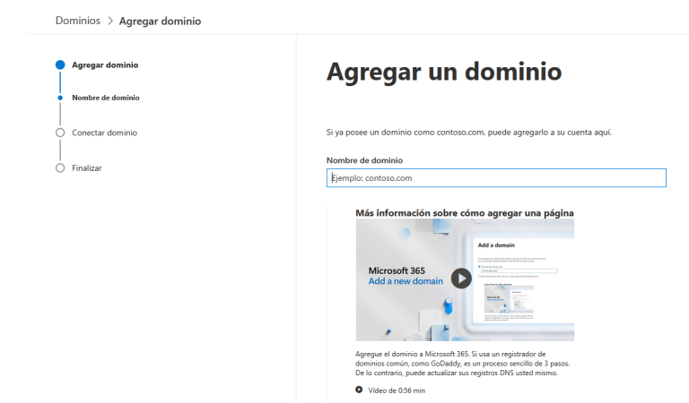 Add domain